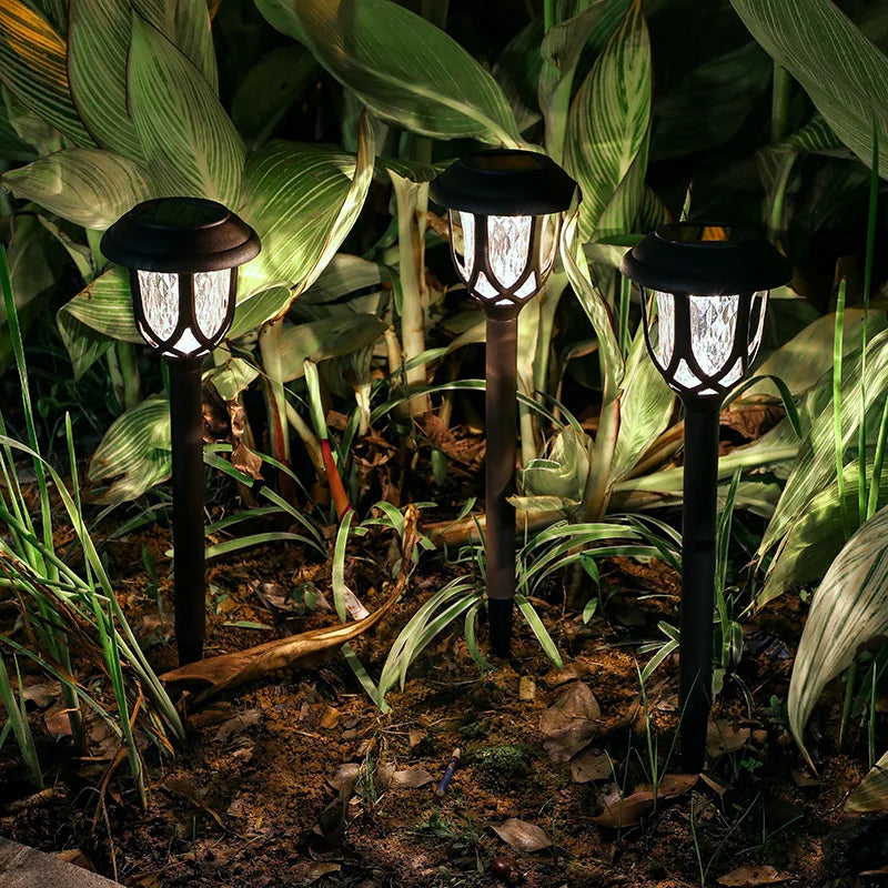 Solar Outdoor Pathway Lamp – Elegant LED Ground Light for Gardens and Walkways