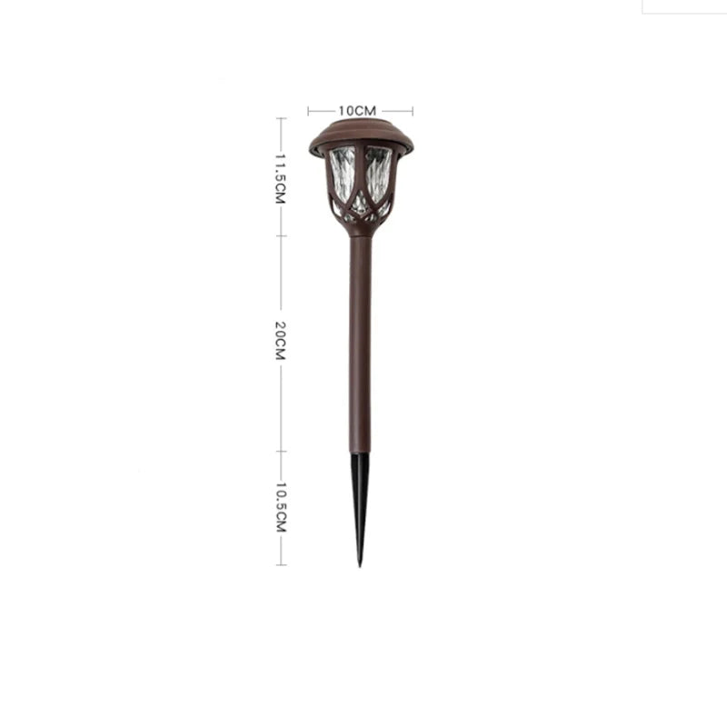 Solar Outdoor Pathway Lamp – Elegant LED Ground Light for Gardens and Walkways