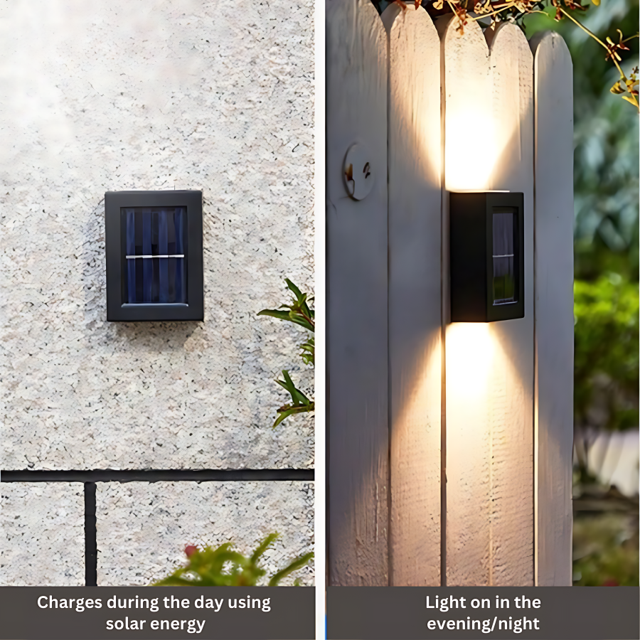 Solar Wall Lights with Automatic Sensor – Eco-Friendly Outdoor LED Fixtures
