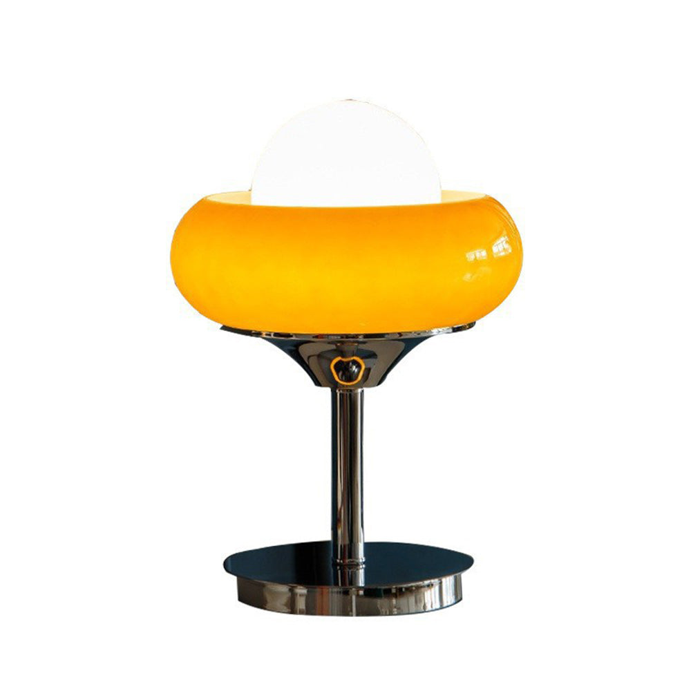 Vintage Bauhaus Glass Table Lamp