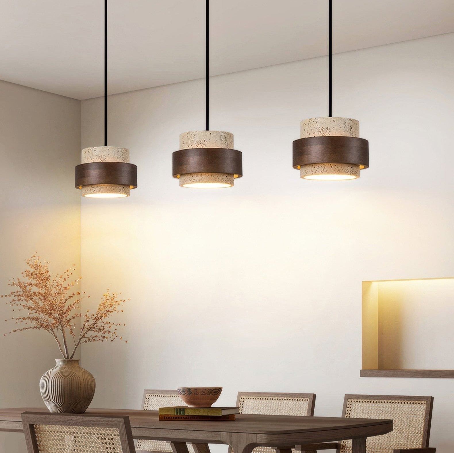 Ascend Retro Stone Pendant