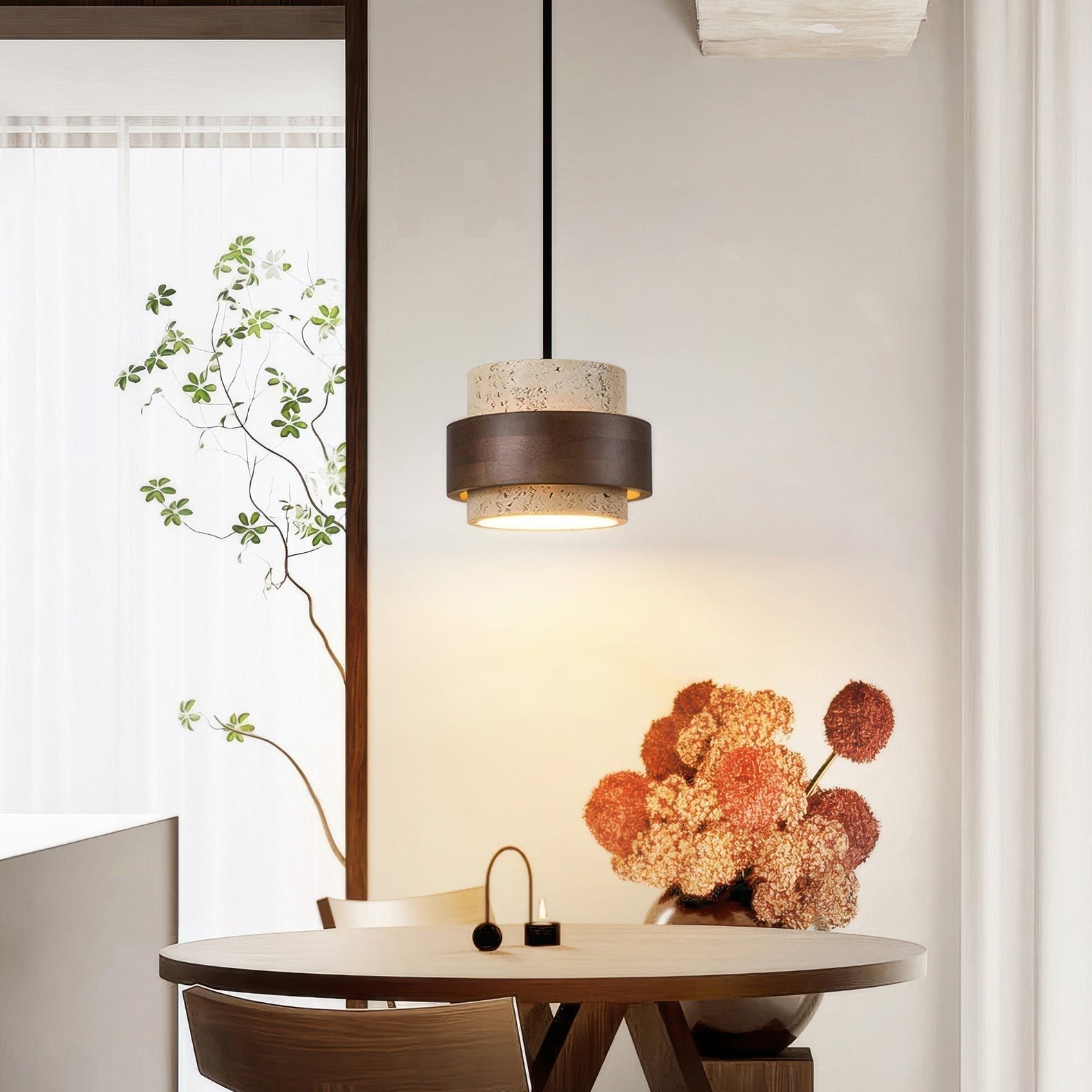 Ascend Retro Stone Pendant