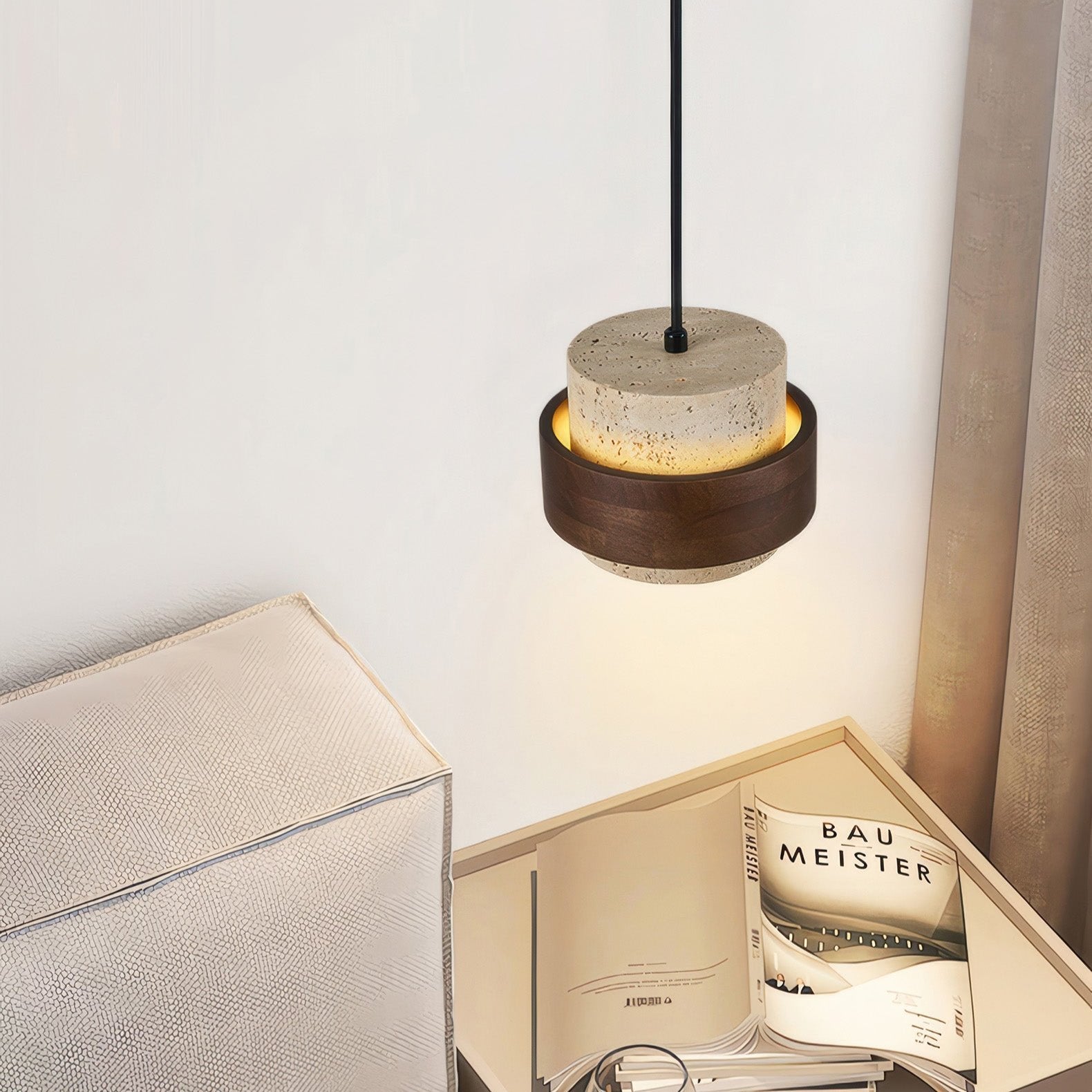 Ascend Retro Stone Pendant