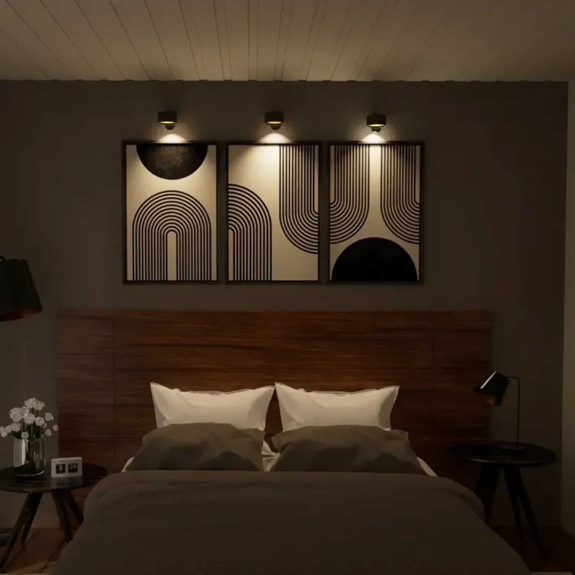 Wireless Battery Operated Wall Sconces