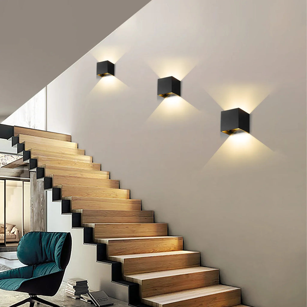Wireless Rechargeable Wall Lamp with Adjustable Dual Lighting – 3000K Warm White LED Indoor Wall Lights Sconces