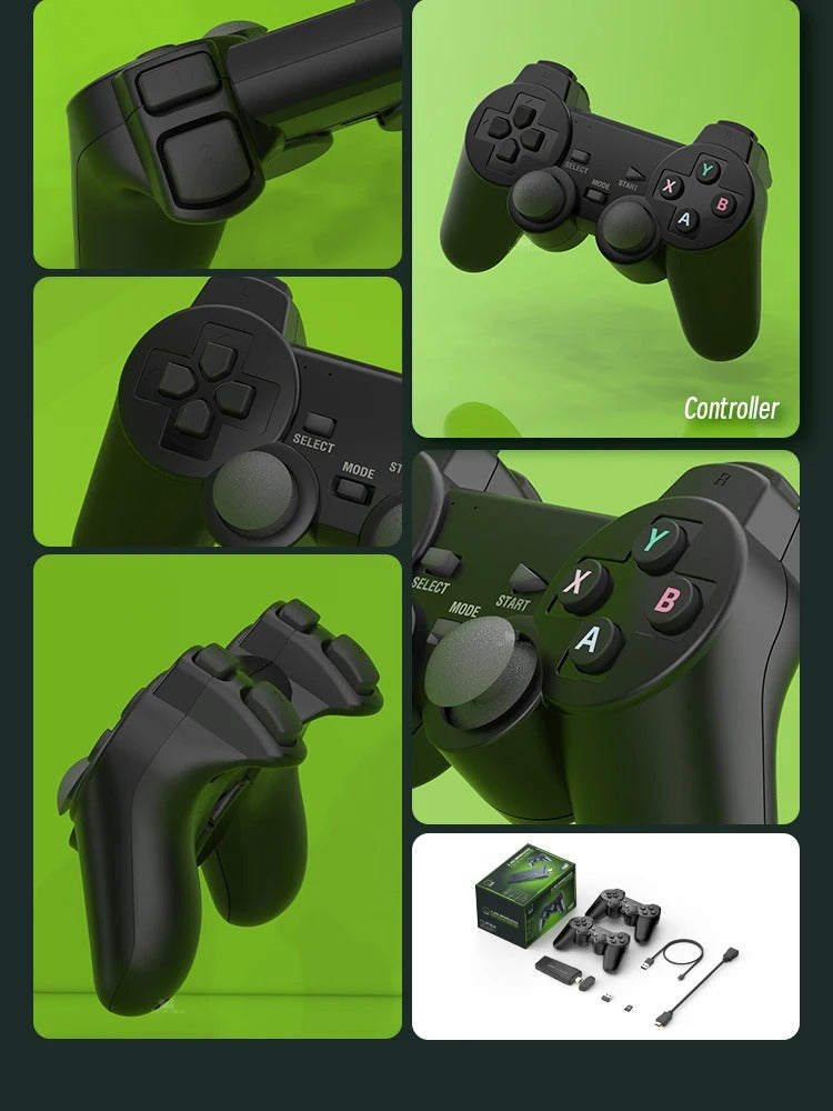 PixelDrive 64gb: Original con 2 controladores - Más de 20.000 juegos desde Mario hasta Pokémon