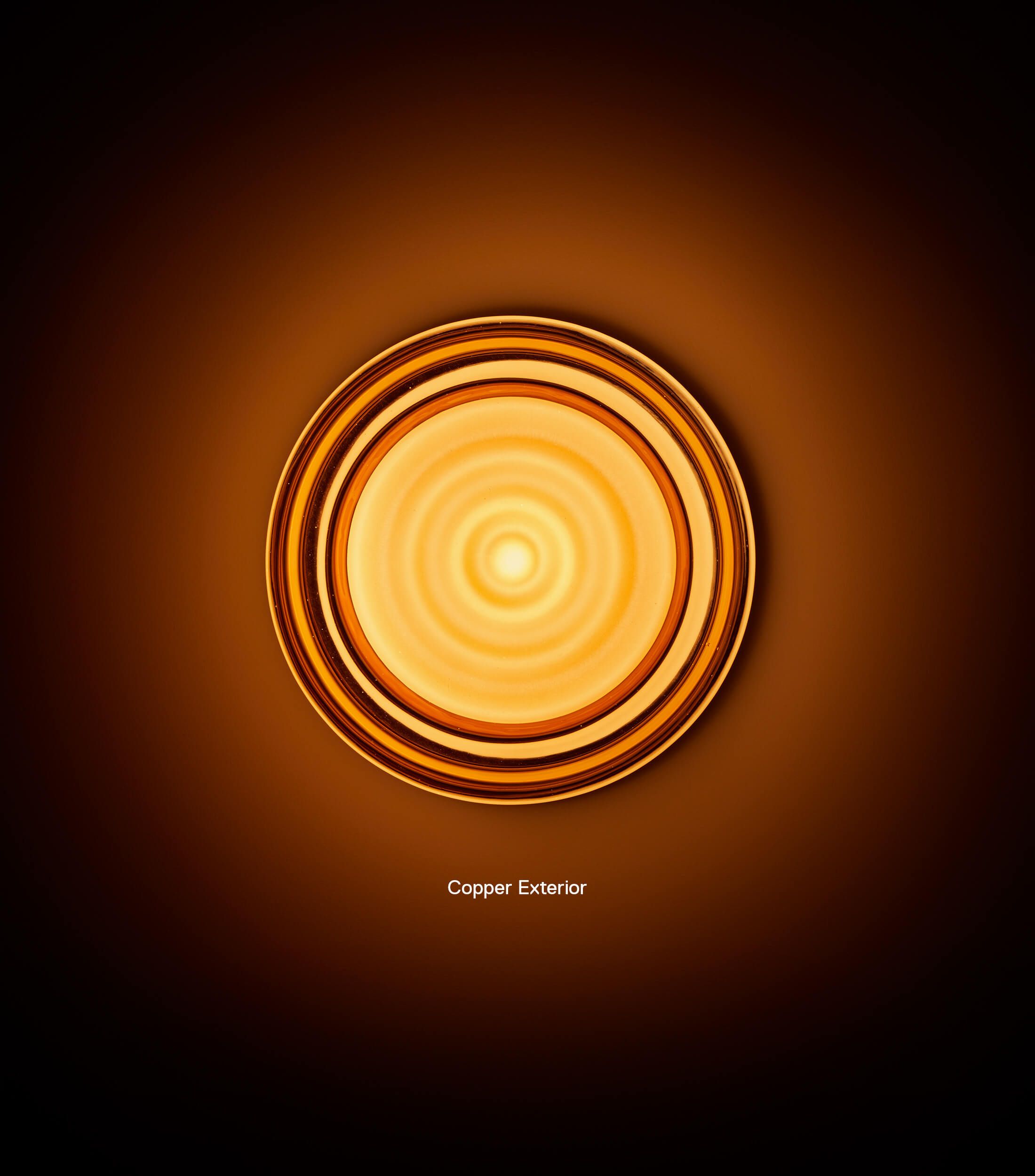 TML Ripple Modern Wall Sconce – IP65 Rated, Tempered Glass Shade, Indoor Wall Light with Touch Switch (E14 Bulb Included)