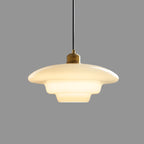 White Glass Pendant Light